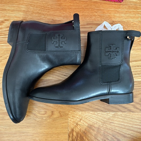 Tory Burch Wyatt Mid Calf Bootie - Picture 2 of 3